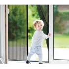 Москітна сітка на магнітах Magic Mesh, Антимоскітна штора на двері, Сітка проти москітів 210х100 см