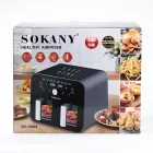 Мультипіч SOKANY SK-10008 на 10 л Аерофритниця з таймером та терморегулятором, Аерогриль