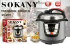 Мультиварка скороварка мультипіч Sokany SK-2401 багатофункціональна 6 л 1000 Вт
