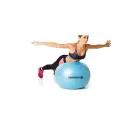 М'яч для фітнесу MS 1541 Фітбол з ножним насосом 3 кольори