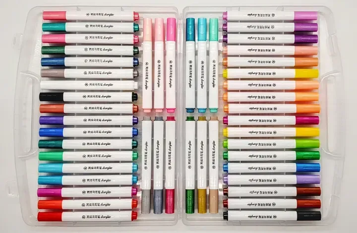 Акварельні маркери 6 кольорів Water Brush