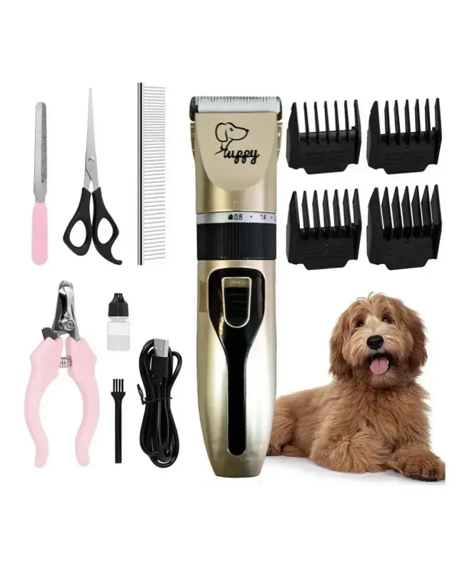 Набір для грумінгу SN-230 Pet Grooming Hair Clipper Kit тример для тварин машинка для стрижки собак та котів
