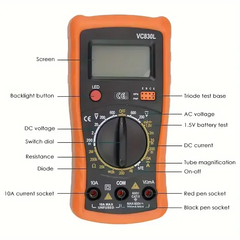 Набір для паяння в чохлі з мультиметром Soldering kit