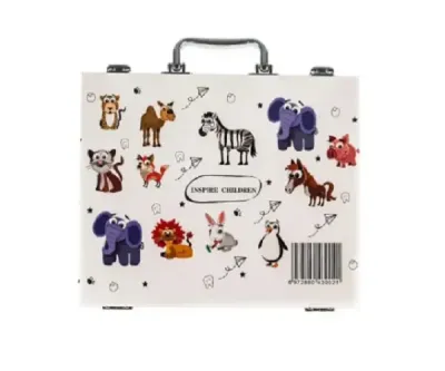 Набір для творчості в алюмінієвій валізі 003 78 предметів