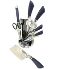 Набір кухонних ножів на підставці, що крутиться A-Plus KF-1004 (8 предметів)