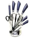 Набір кухонних ножів на підставці, що крутиться A-Plus KF-1004 (8 предметів)