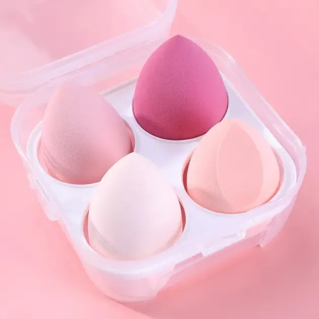 Набір м'яких спонжів для макіяжу ANbeauty 4 шт