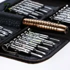 Набір викруток BauTech 25 в 1 для дрібних робіт у шкіряному чохлі