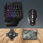 Набір з клавіатурою мишкою та конвертером Ігровий для консолей Combo Gaming Клавіатура Миша Хаб Mix Pro