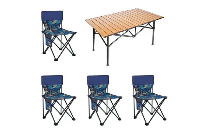 Набір складних меблів STD-01 для туризму, кемпінгу та відпочинку, стіл та 4 стільців