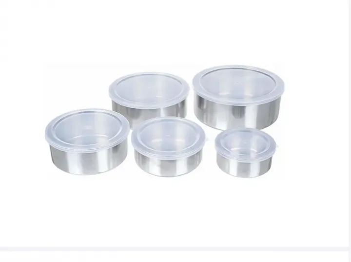 Набір судків 5 шт. з нержавіючої сталі