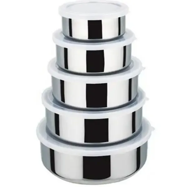 Набір судків 5 шт. з нержавіючої сталі