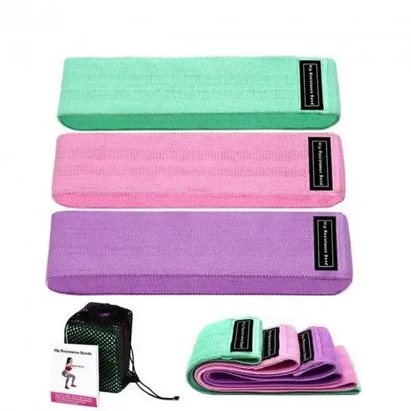 Набір тканинних фітнес гумок Luting Hip Resistance Bands 3 штуки