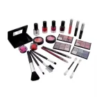 Набір жіночої косметики у подарунковій валізі MC1155 Makeup set Сріблястий