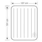 Надувний матрац 137 х 191 х 25 см Intex  Синій