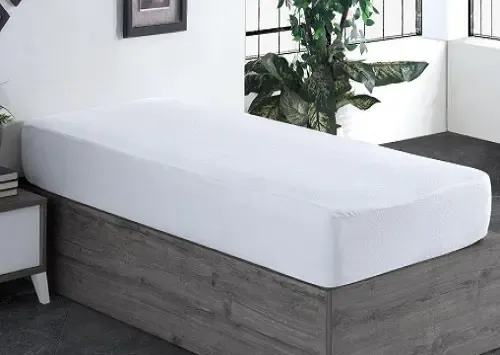 Наматрацник непромокальний Аквастоп з тканинним бортом та резинкою (100*200)