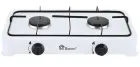 Настільна газова плита Domotec MS-6602/4063 на 2 конфорки Біла