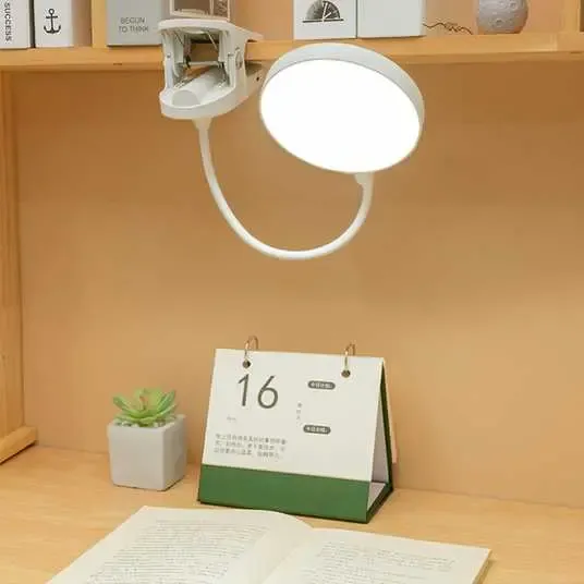 Настільна лампа USB LED гнучка з прищіпкою