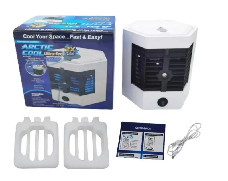 Настільний портативний кондиціонер 5X Arctic Cool Ultra Pro із зволожувачем повітря міні кондиціонер