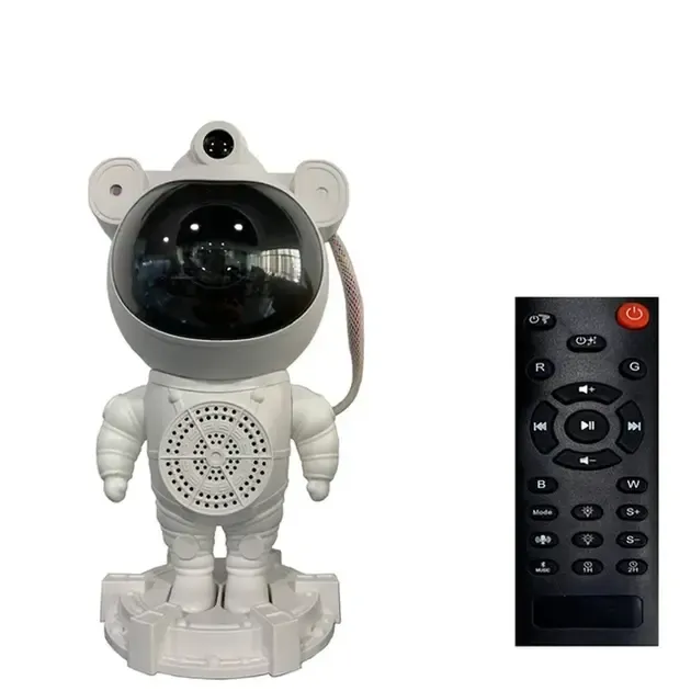 Ночник проектор зоряного неба Астронавт із Bluetooth колонкою Sky Star Astronaut Bambi ZZ-202