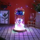 Нічник Троянда з ведмедиком