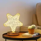Нічник світильник 3 режими настільна кришталева лампа у формі зірки Creatice Table Lamp