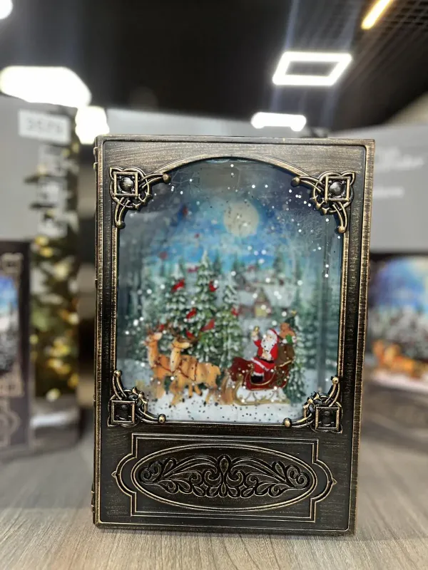 Новорічний музичний нічник-світильник XMAS WDL 24023B