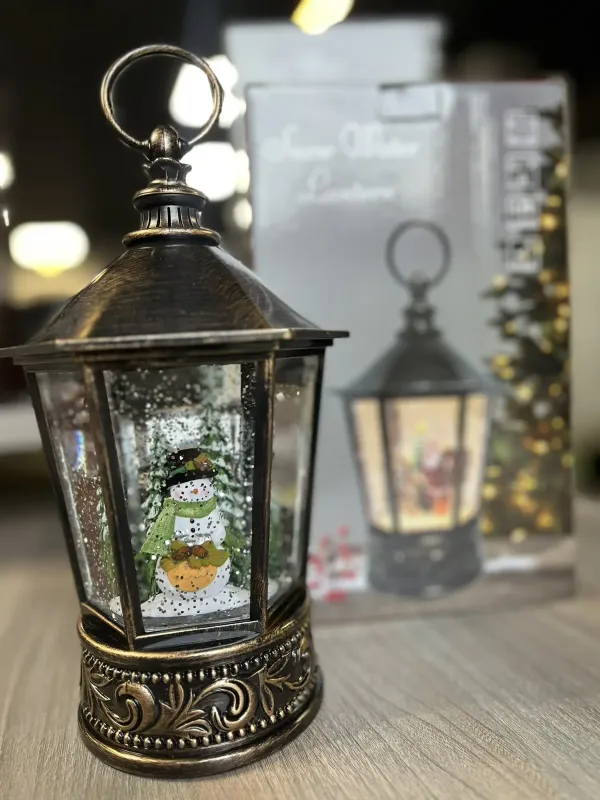 Музичний новорічний ліхтар XMAS WDL 24077A