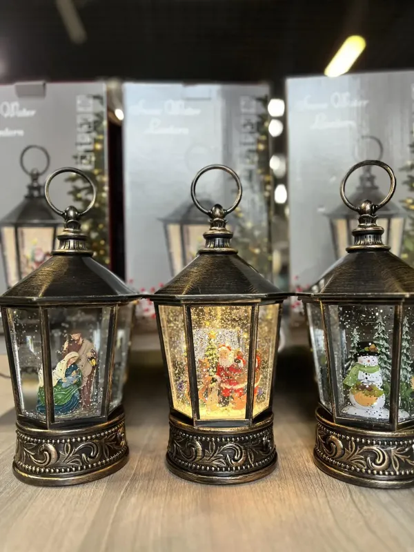 Музичний новорічний ліхтар XMAS WDL 24077A