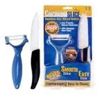 Ніж керамічний плюс овочерізка 2 в 1 кухонні керамічні Ceramic Slice TV Shop