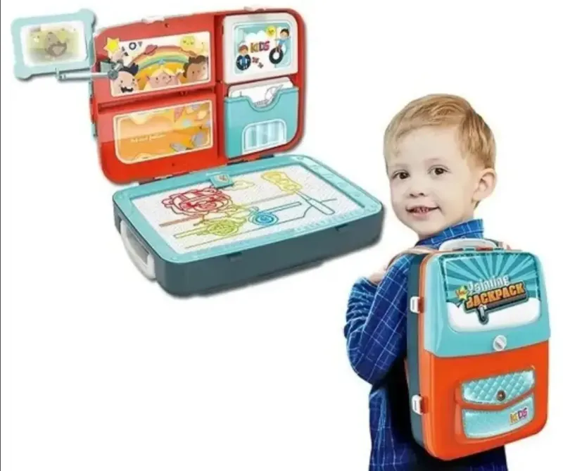 Навчальний набір для малювання у валізці Backpack Packing 3in1