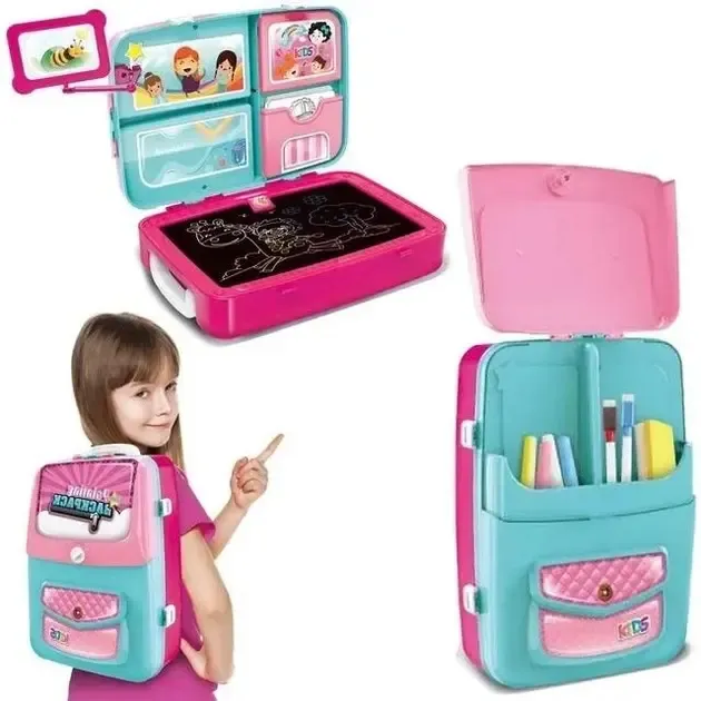 Навчальний набір для малювання у валізці Backpack Packing 3in1