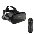Окуляри 3D віртуальної реальності ТРМ VR SHINECON c пультом та підтримкою екранів від 4 до 6 дюймів Чорний
