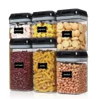 Органайзер для сипучих Food Storage Container 6 Контейнерів | Набір пластикових контейнерів для круп