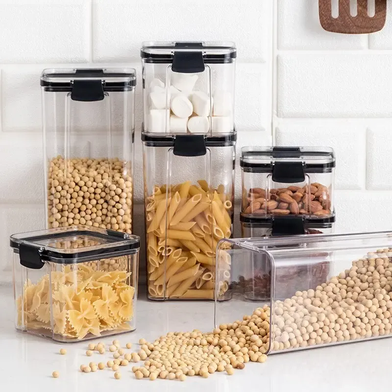 Органайзер для сипучих Food Storage Container 6 Контейнерів | Набір пластикових контейнерів для круп