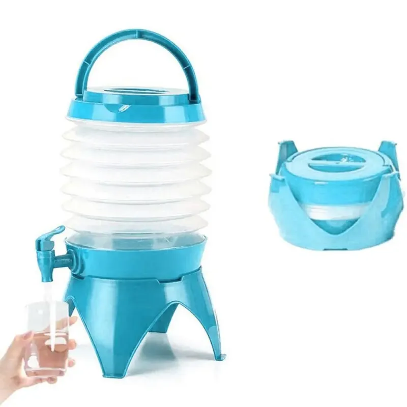 Відкритий складний диспенсер для напоїв пластиковий портативний для пікніків на відкритому повітрі