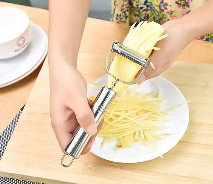 Овочерізка шинка з нержавіючої сталі 4 в1 Titan Peeler