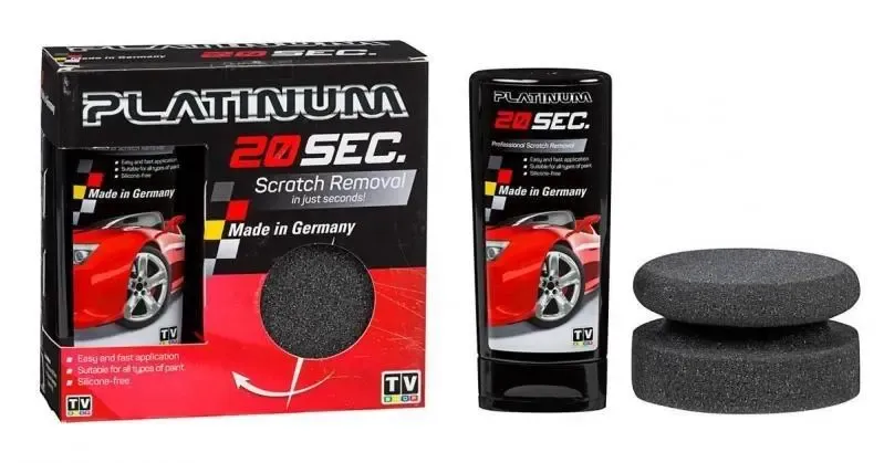 Паста для видалення подряпин Platinum 20sec - полірувальна паста для авто