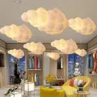 Підвісний 3D LED світильник у вигляді хмари з пультом