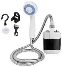 Похідний портативний душ Portable Outdoor Shower з акумулятором і USB зарядкою
