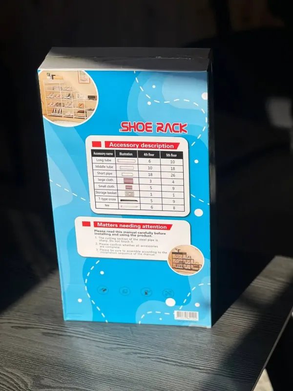 Полиця для взуття 4 вертикальні полиці AND-10 YH9804-4