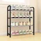 Полиця для взуття 4 яруси, 54х41х19см, YH8814-5 / Підлогова стійка для зберігання взуття / Взуттєва полиця