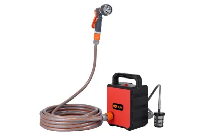 Помпа для води Pump-01 2 акб, 3м-водозабору, 5м-шланга + розпилювач