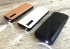 Портативне зарядне 20000 mahc екраном 3 USB + ліхтарик, павер банк, Power Bank
