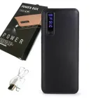 Портативне зарядне 20000 mahc екраном 3 USB + ліхтарик, павер банк, Power Bank