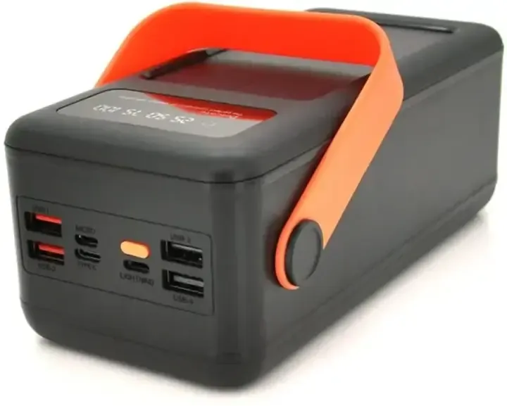 Портативна батарея зовнішня повербанк Power Bank 50000 mAh із сонячною панеллю та ліхтариком YM-635CX