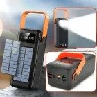 Портативна батарея зовнішня повербанк Power Bank 50000 mAh із сонячною панеллю та ліхтариком YM-635CX