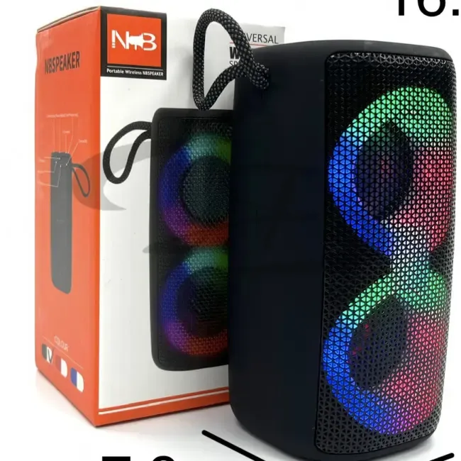 Портативна бездротова колонка Bluetooth NB-041 Компактна колонка з RGB