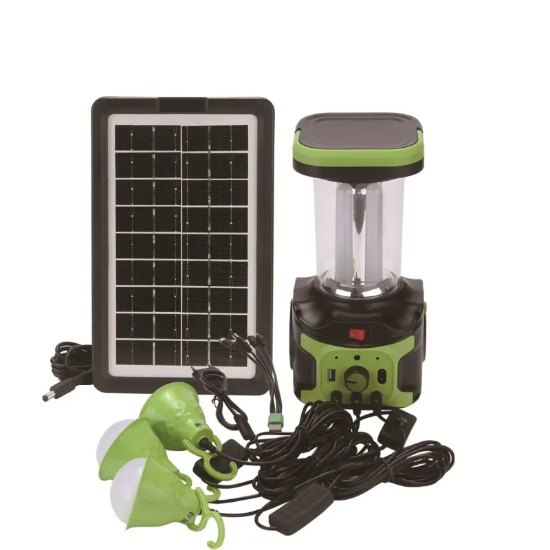 Портативна сонячна автономна система Solar Light DT-9016 панель похідний ліхтар повербанк