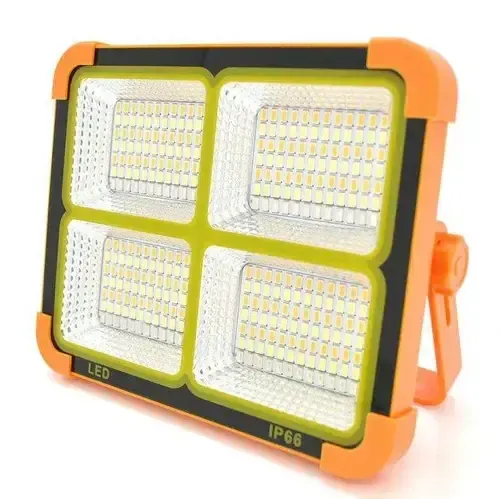 Портативна сонячна батарея універсальна для заряду Power bank Solar LED light D8 12000 mAH